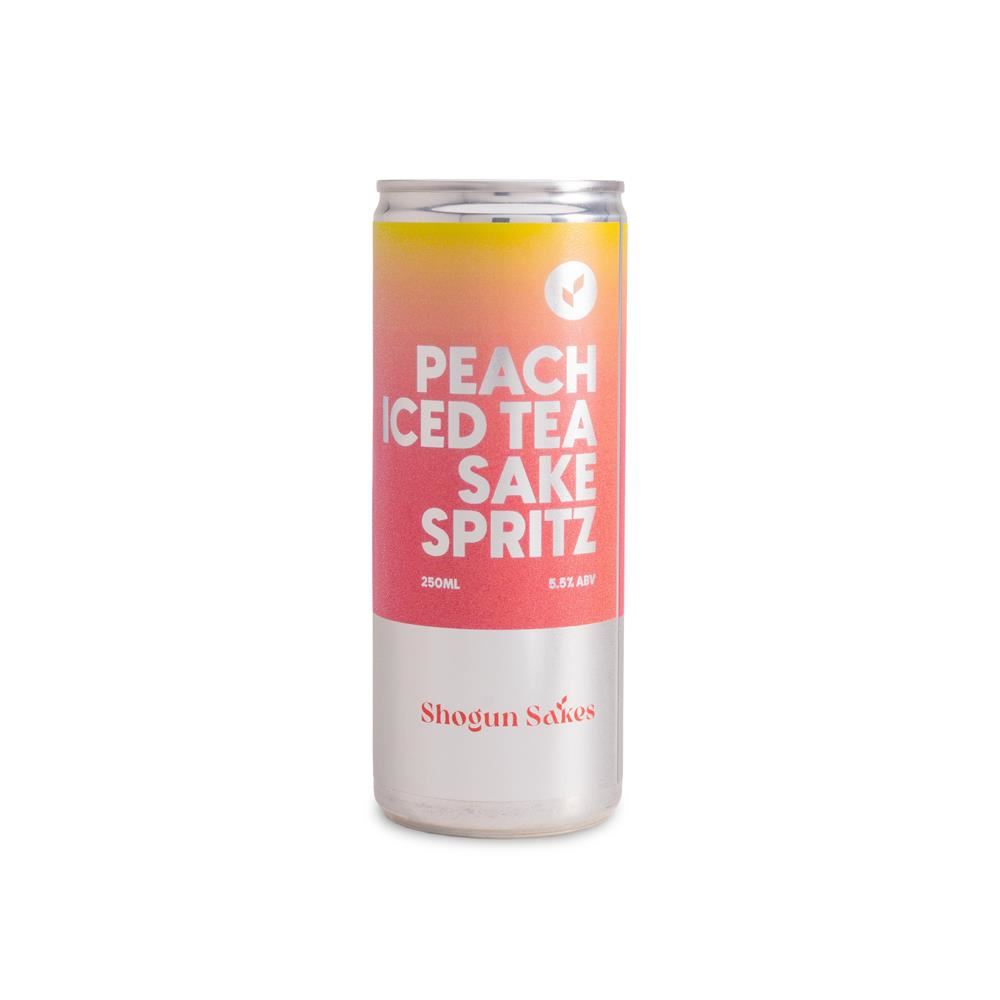 Shogun Sakes Peach Iced Tea Sake Cocktail 250ml - 12 Pack