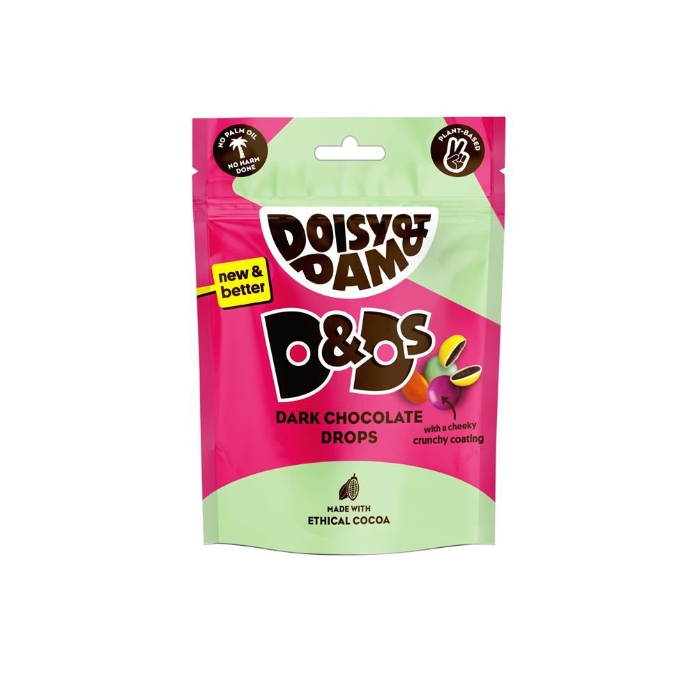 Doisy & Dam Dark Chocolate Drops 80g - 7 Pack