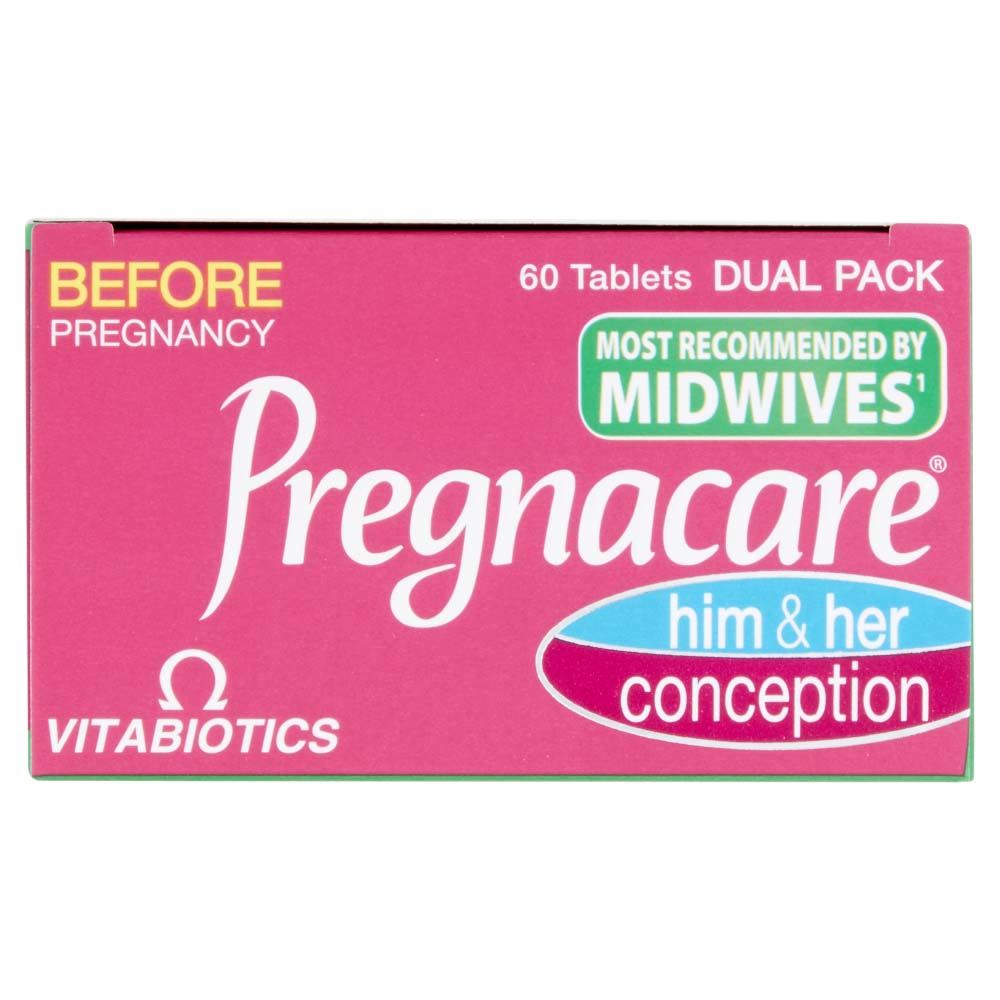 Vitabiotics Pregnacare Him & Her Conception - 60 Tablets