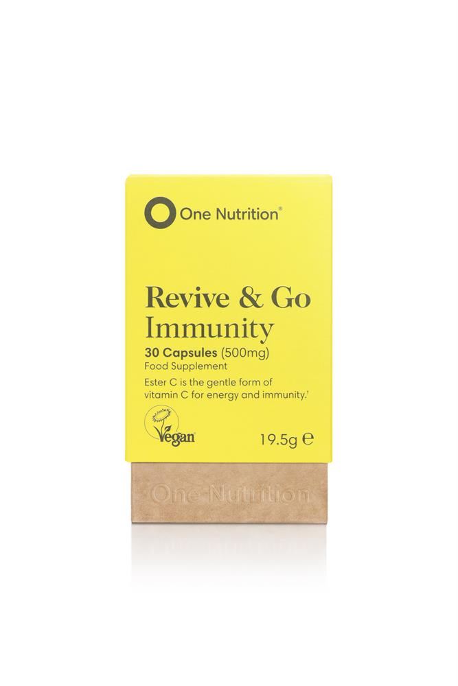 One Nutrition Revive & Go Immunity Vegan Vit C 30 capsules