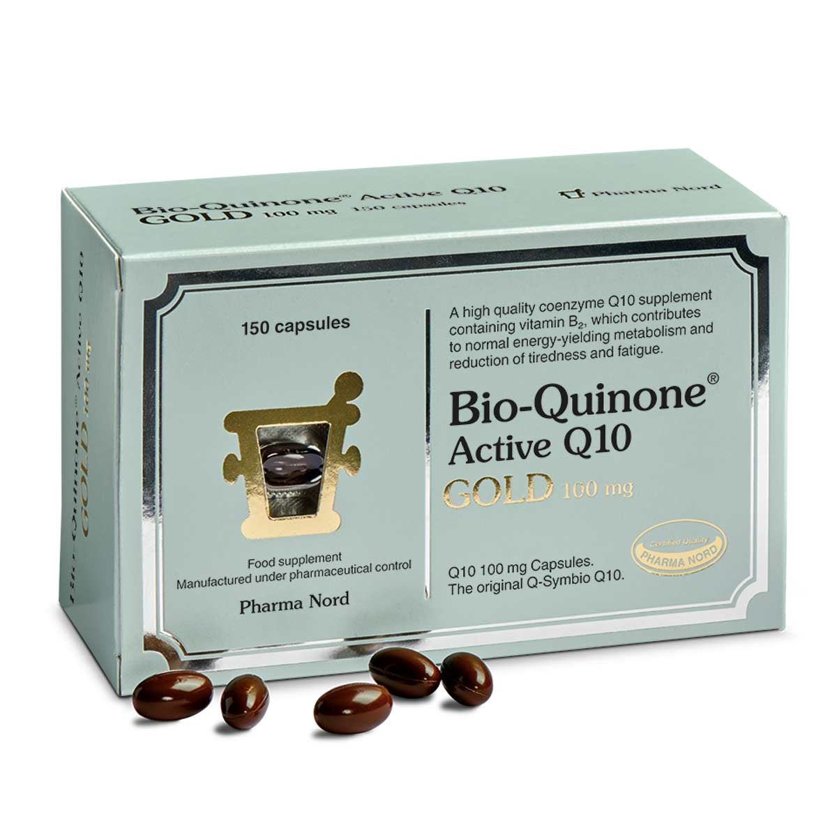 Pharma Nord Bio-Quinone Active Q10 Gold 100mg - 150 Capsules