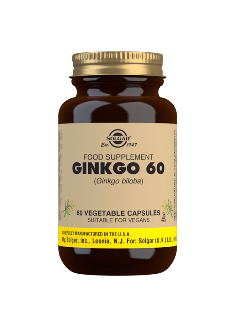 Solgar Ginkgo - 60 Vegicaps