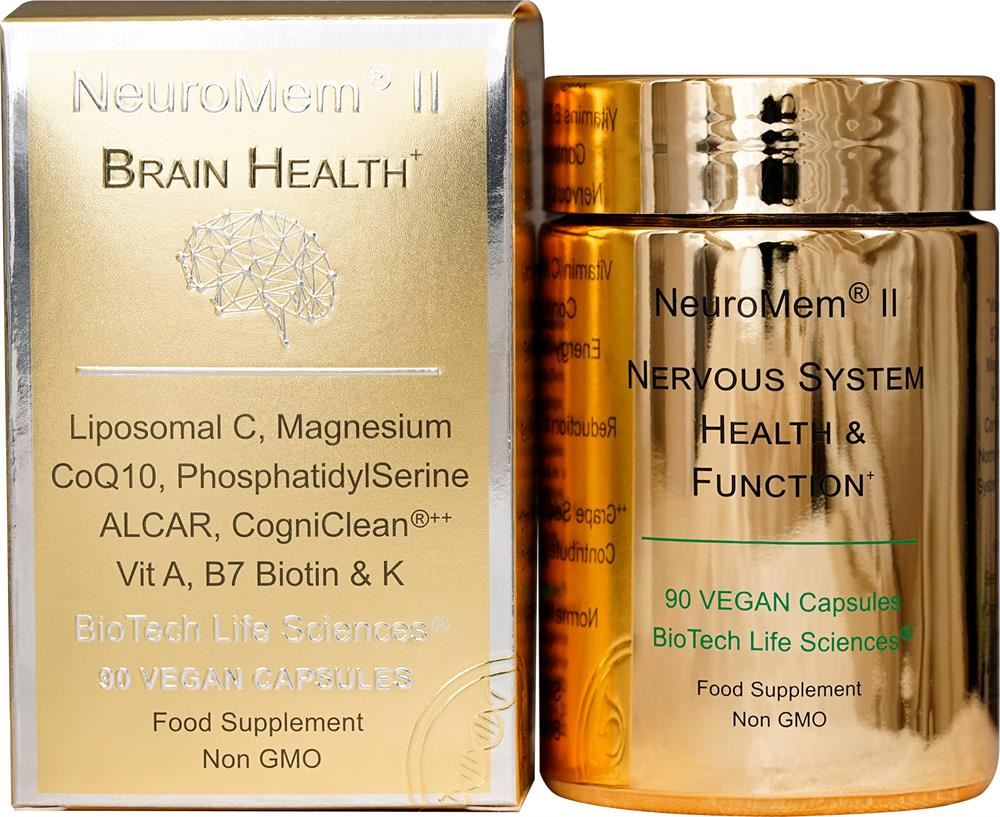 BioTech Life Sciences IQ2 NMN Brain & Heart Health + Study Aid 90s