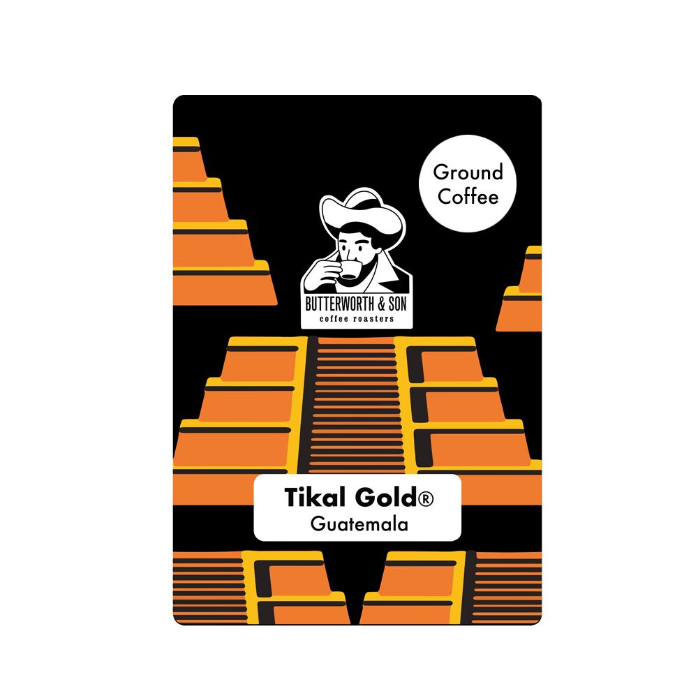 Butterworth and Son Guatemala Tikal Gold Ground Coffee 250g