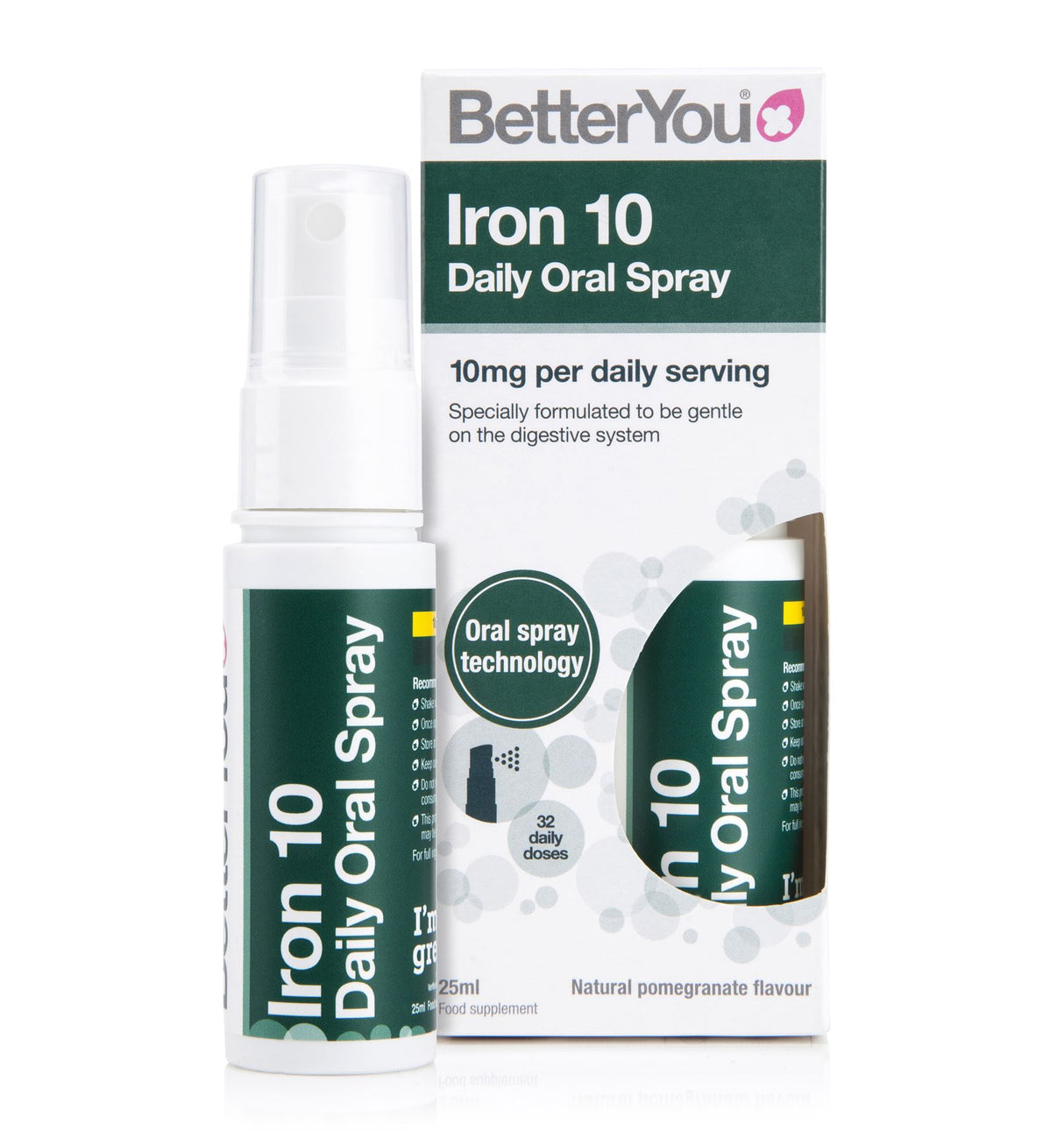 BetterYou Iron 10 Daily Oral Spray - 25ml