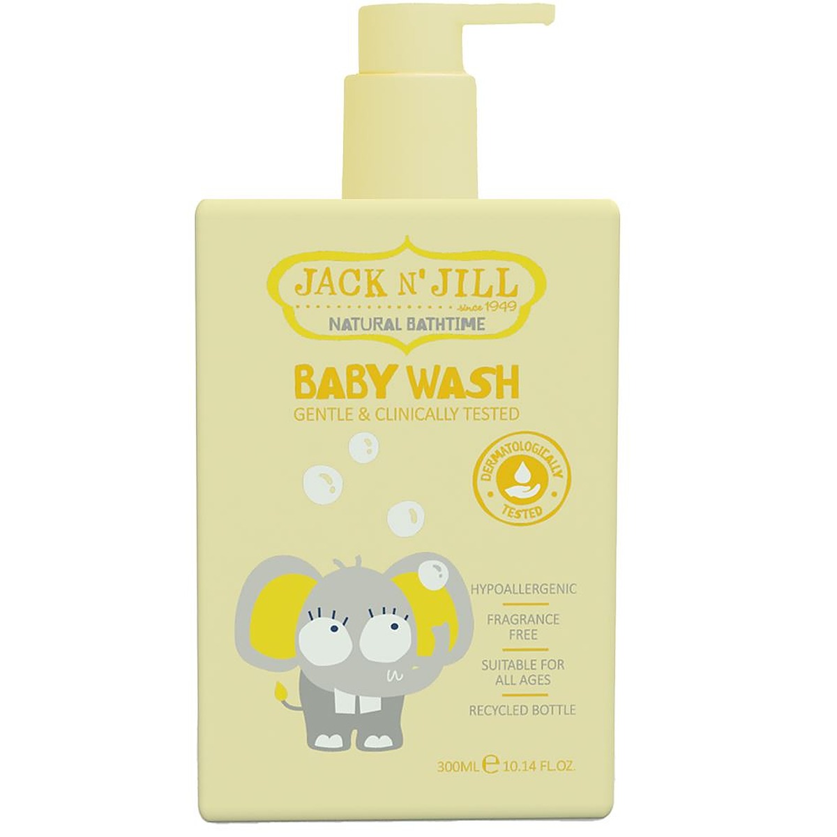 Jack N Jill Baby Wash Natural 300ml