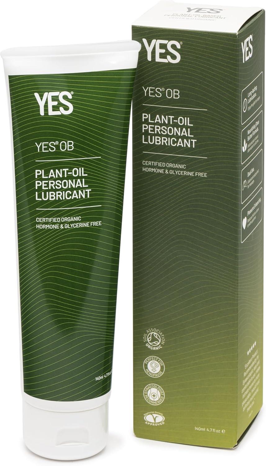 YES Organic Natural Plant-oil Based Personal Lubricant - 80ml and 140ml