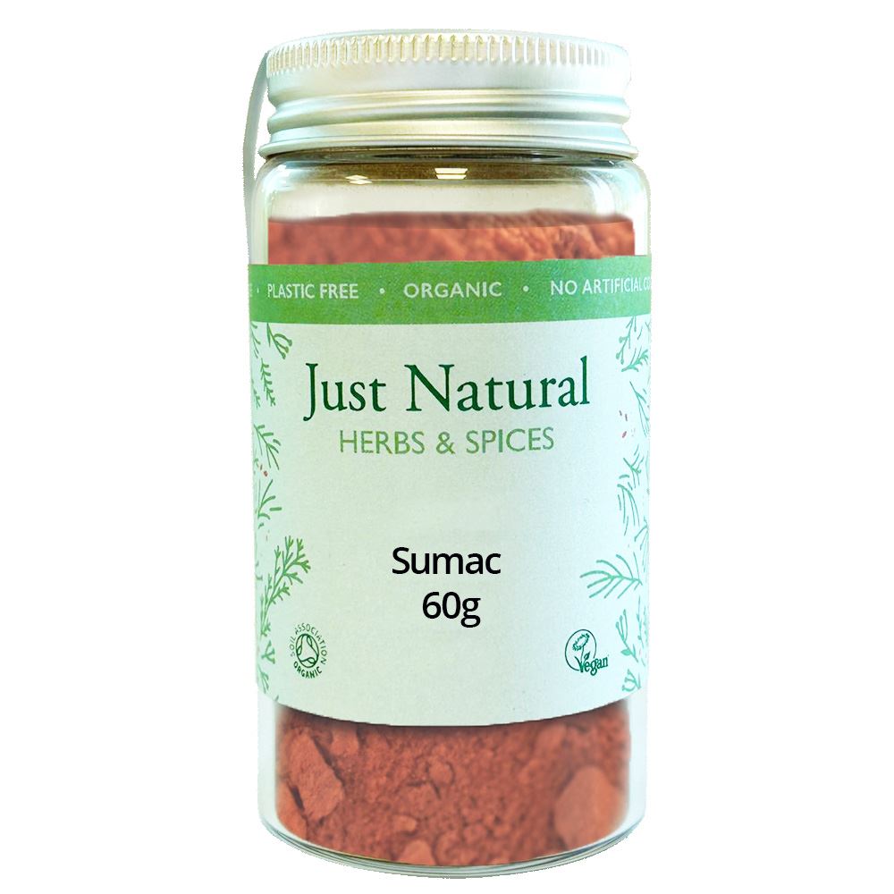 Just Natural Herbs Organic Sumac (Jar) 60g