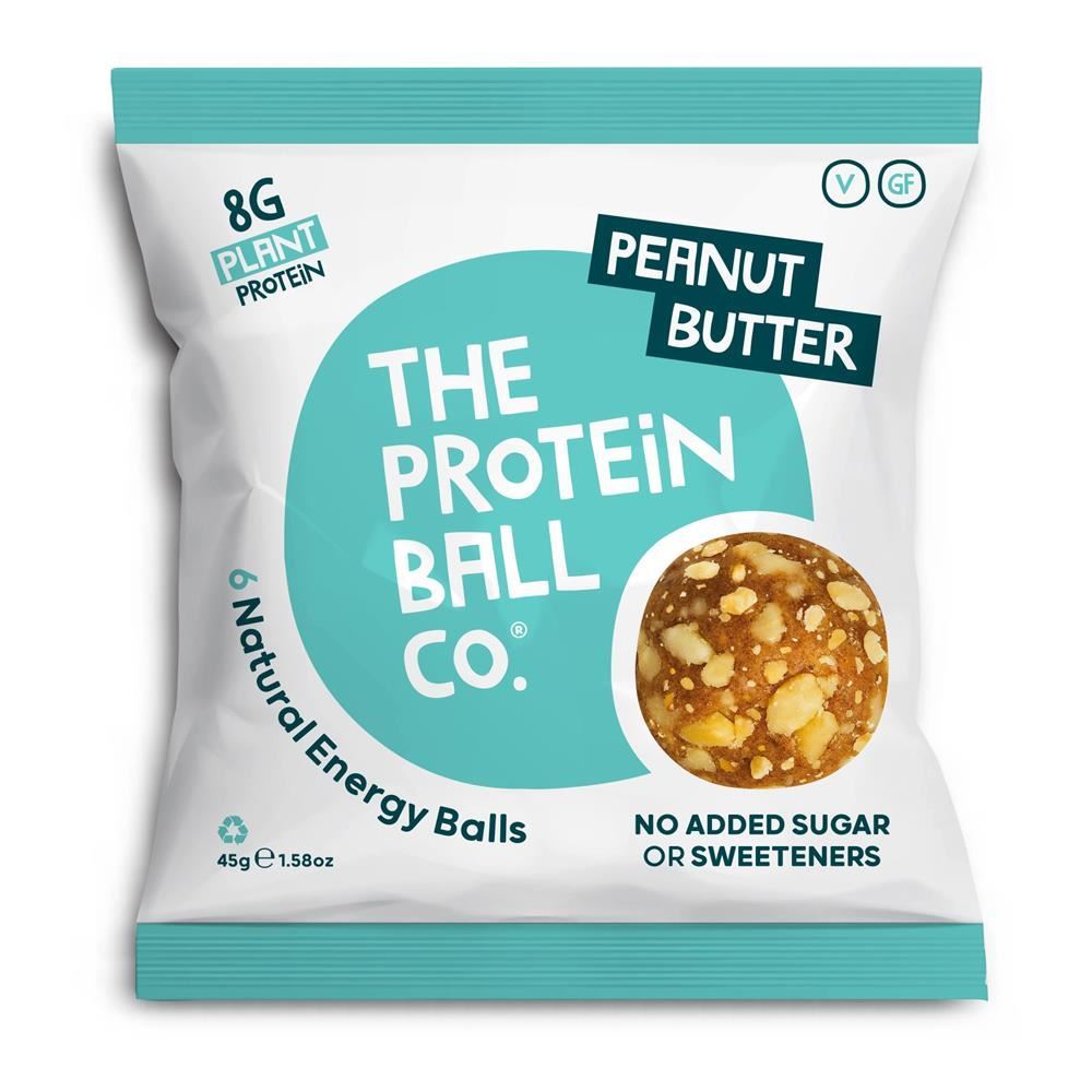 The Protein Ball Co Peanut Butter Vegan Balls 45g - 10 Pack