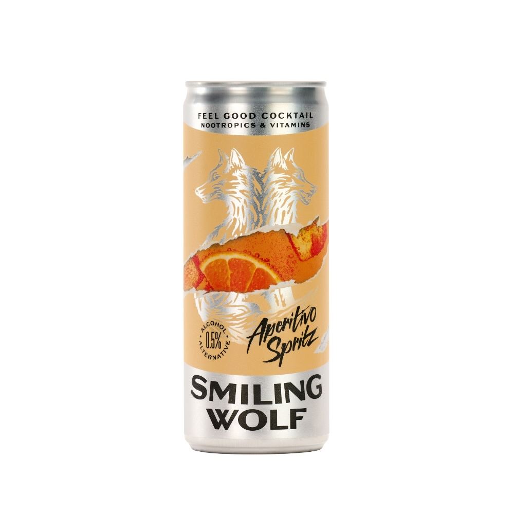 Smiling Wolf Aperitivo Spritz 250ml Feel Good Alcohol Alternative - 2 Pack