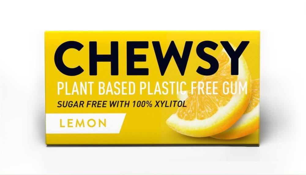 CHEWSY Lemon Gum 15g - 12 Pack