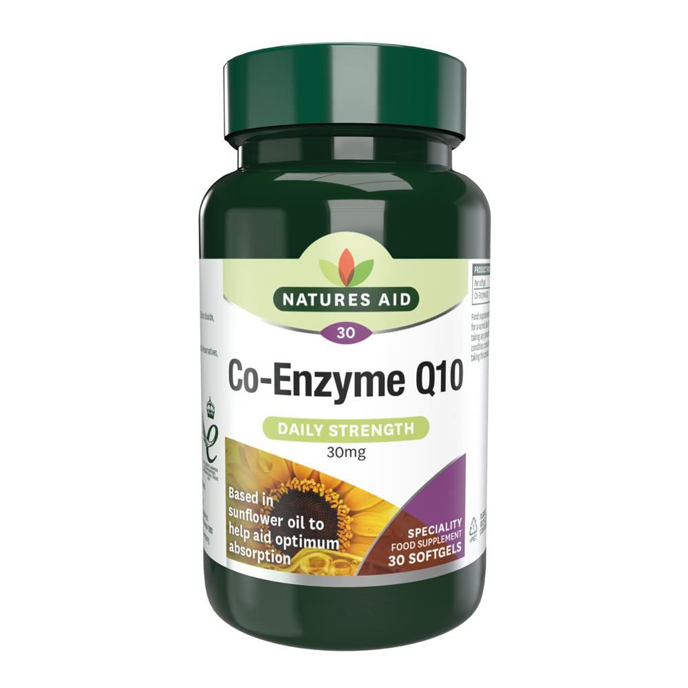 Natures Aid Co Enzyme Q10 30mg 30 Caps