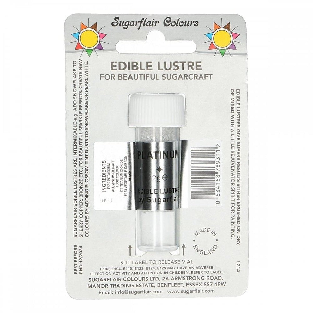 Sugarflair Edible Lustre - 2g All Shades - image 16
