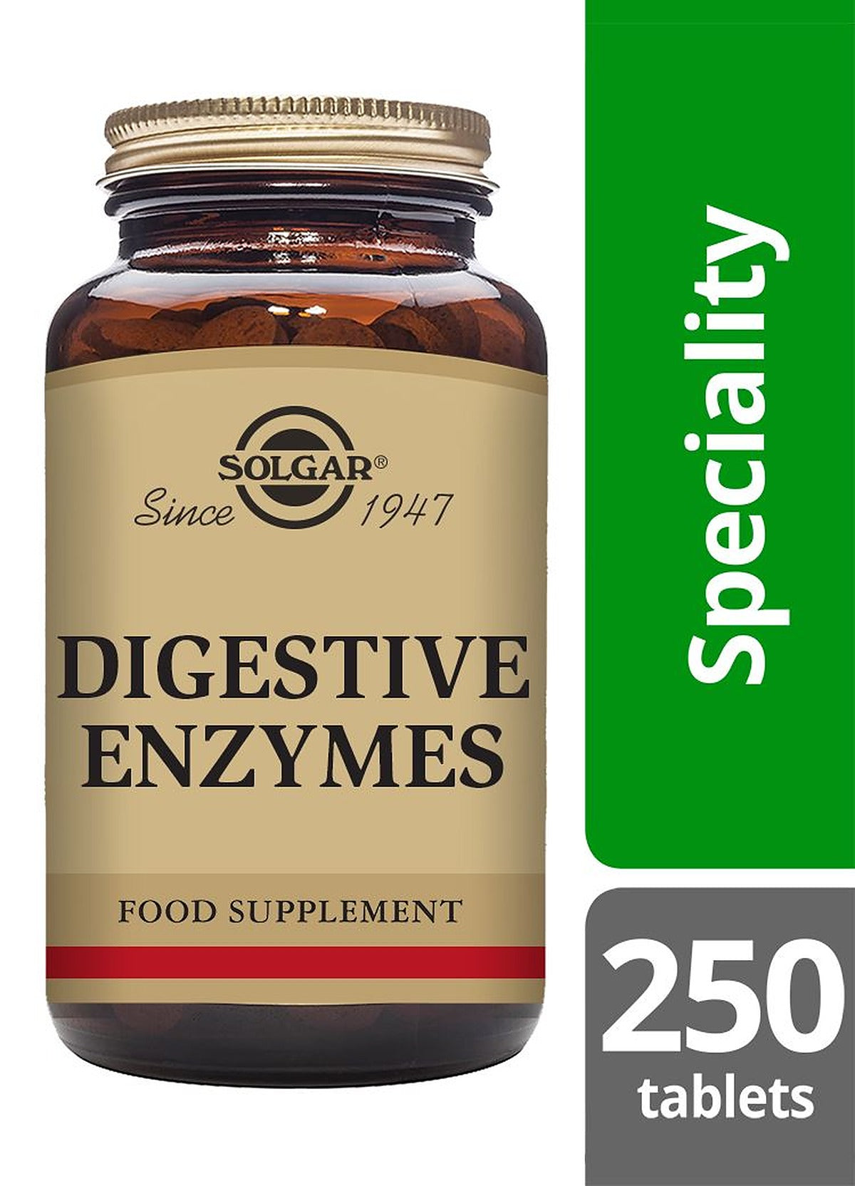 Solgar Digestive Enzymes - 250 Tablets - image 2