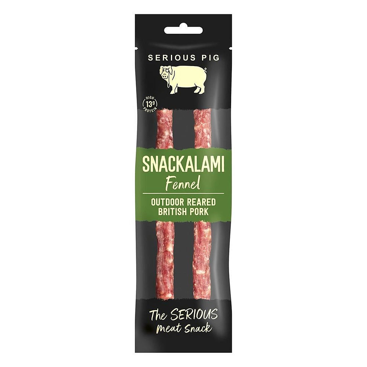 Serious Pig Snackalami Fennel 30g - 24 Pack