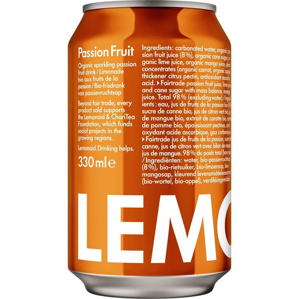 Lemonaid Orange Organic Soft Drink 330ml - 12 Pack