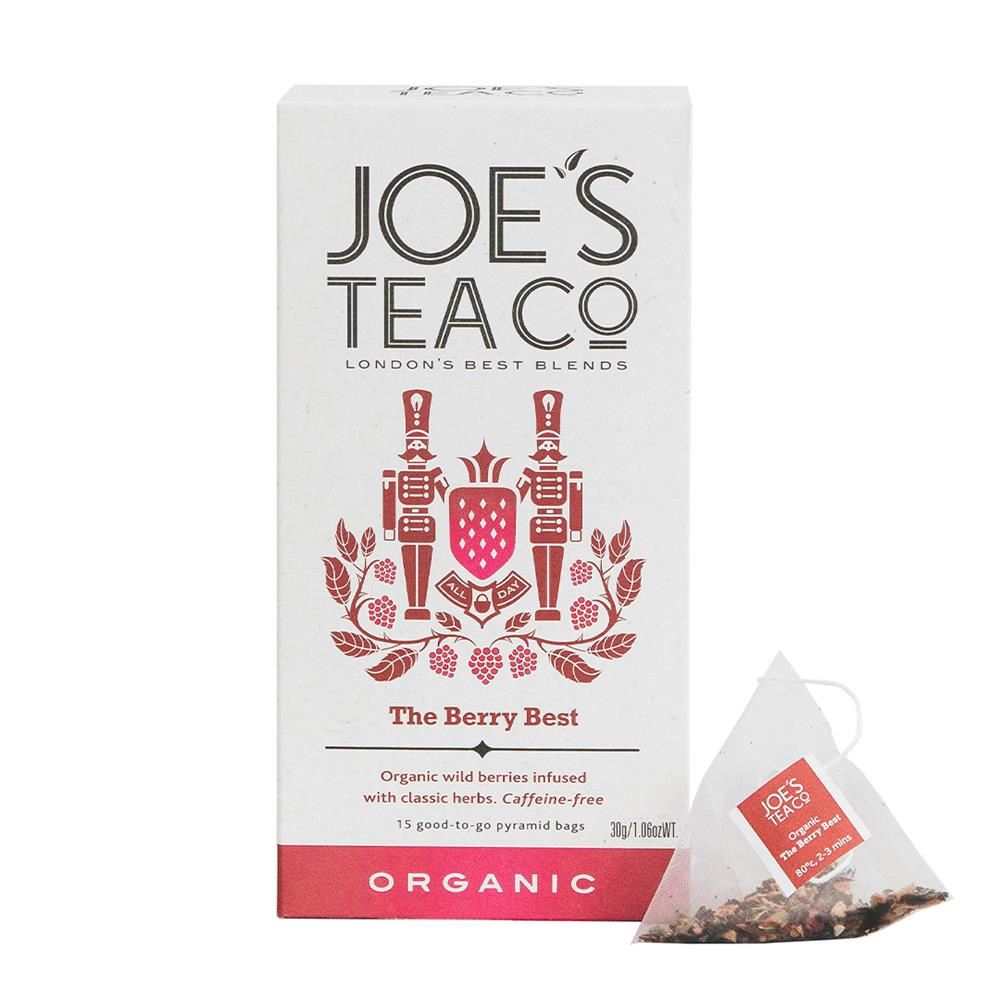 Joes Tea Company The Berry Best - 15 biodegradable pyramid bags