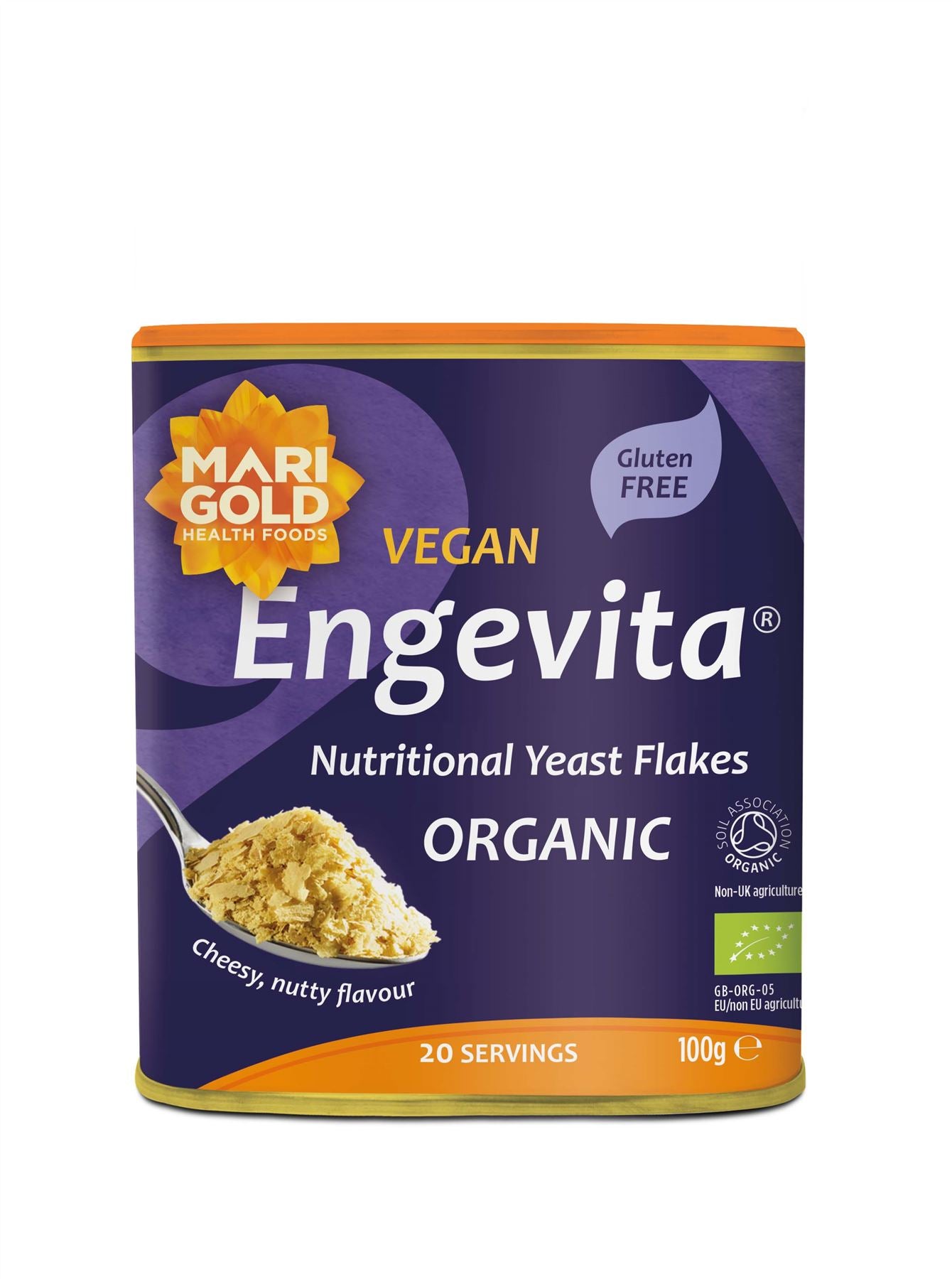 Marigold Engevita Yeast Flakes Organic - 100g
