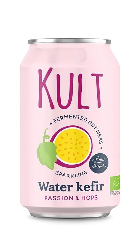 KULT Kefir Water Kefir Passion & Hops Organic 330ml Can
