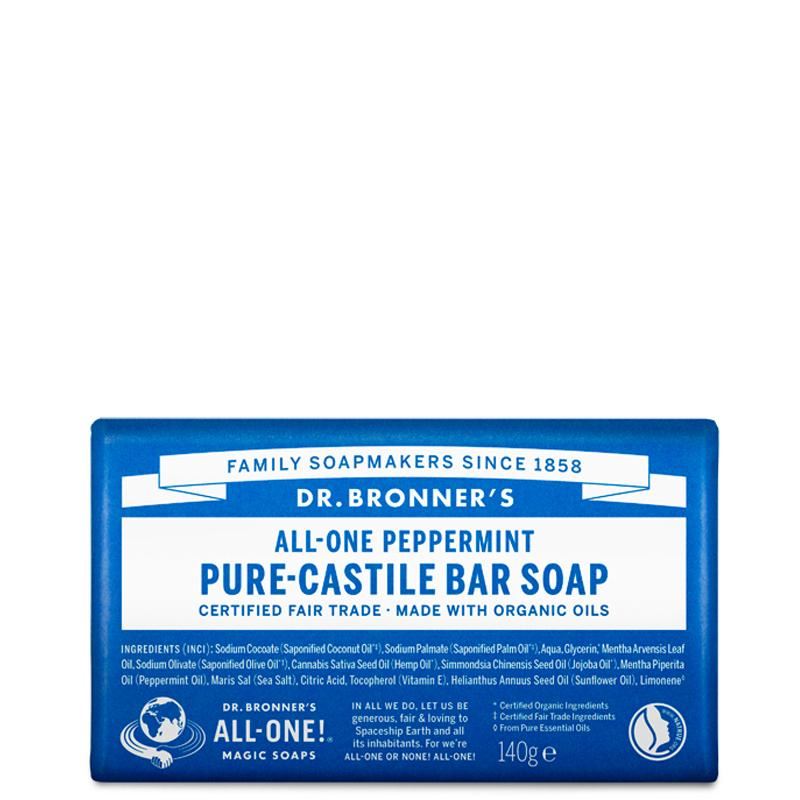 Dr Bronner's Pure Castile Bar Soap - 140g - All Scents