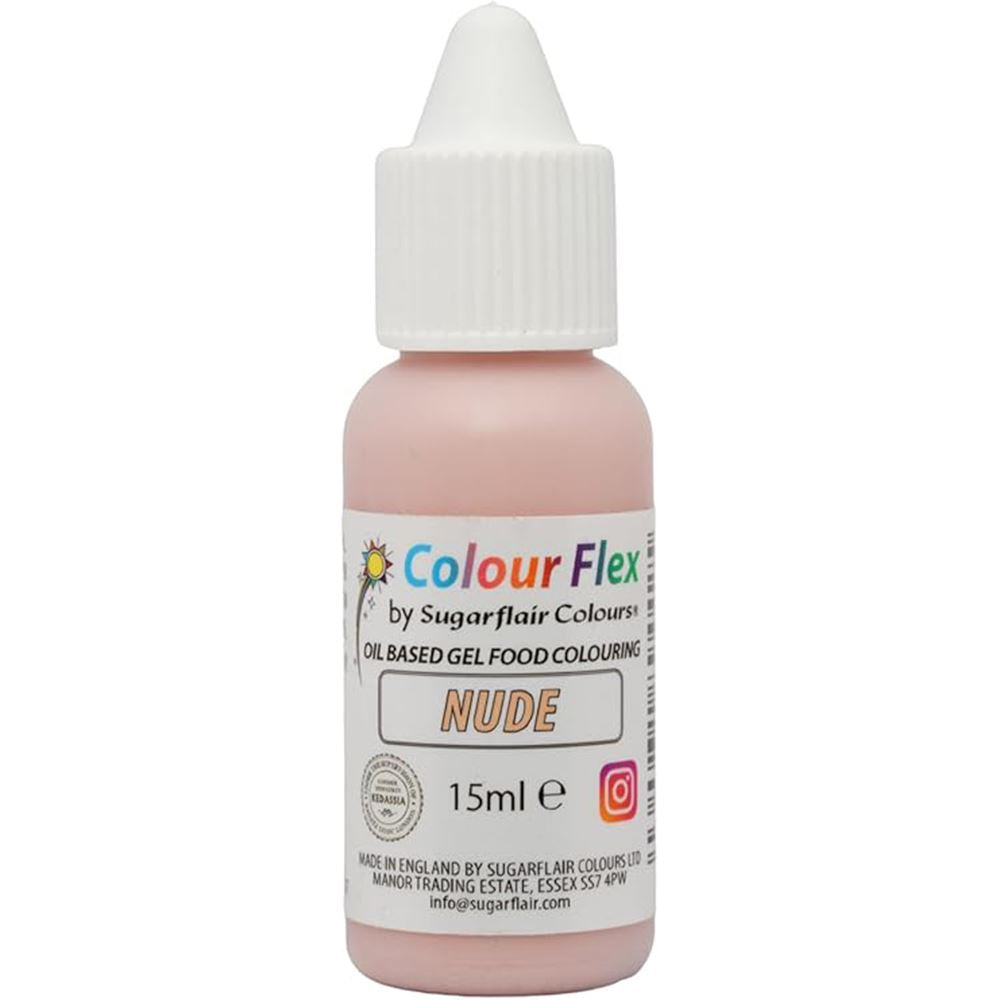 Sugarflair Colour Flex Oil Based Food Colouring Gel 15ml - All Colour