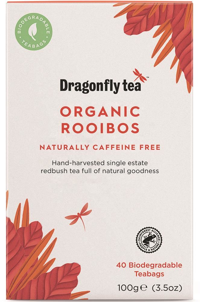 Dragonfly Tea Organic Rooibos Tea 40 Tea bags