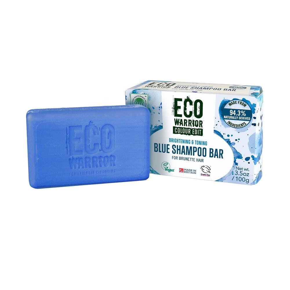 Little Soap Company Eco Warrior Blue Shampoo Bar 100g - 2 Pack