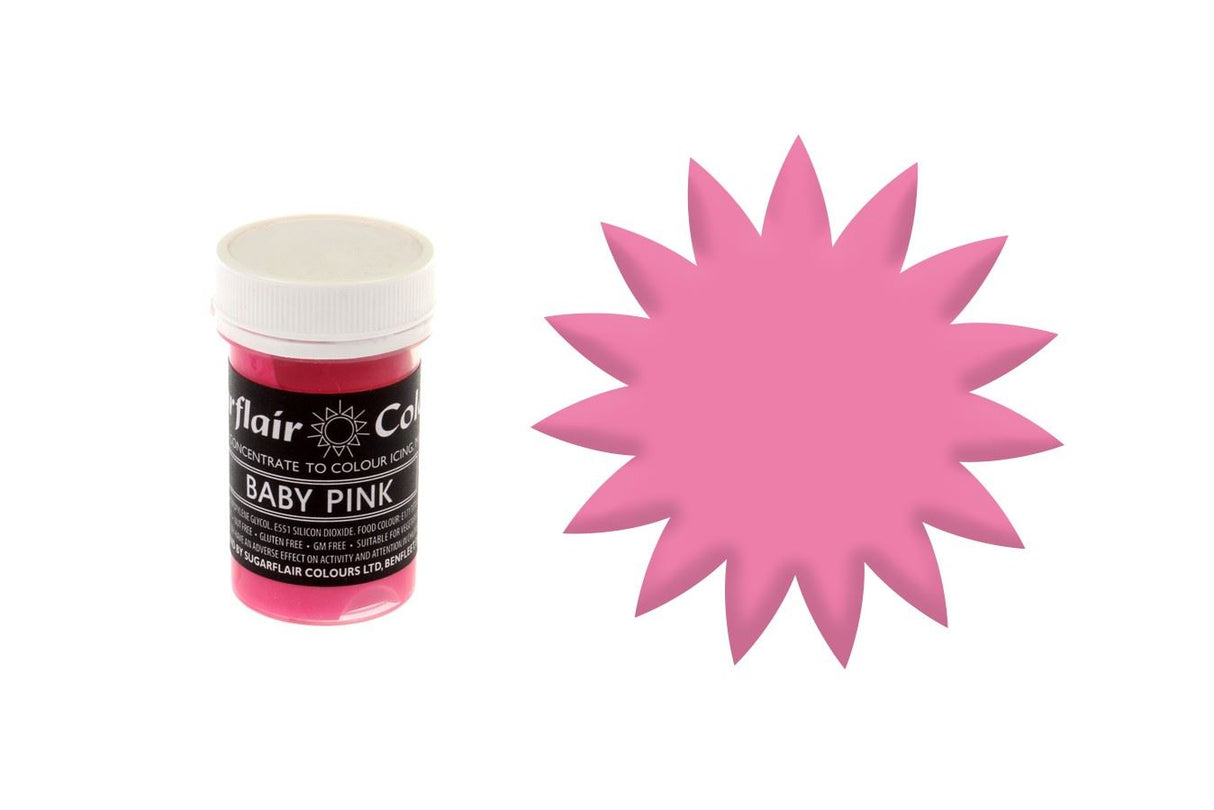 Sugarflair Concentrated PASTEL Food Colouring Paste Gel 50+ Colours 25g