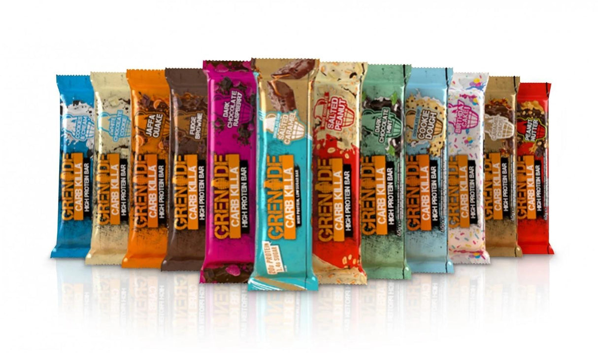 Grenade Carb Killa Protein Bars - All Flavours - 60g - Pack of 12