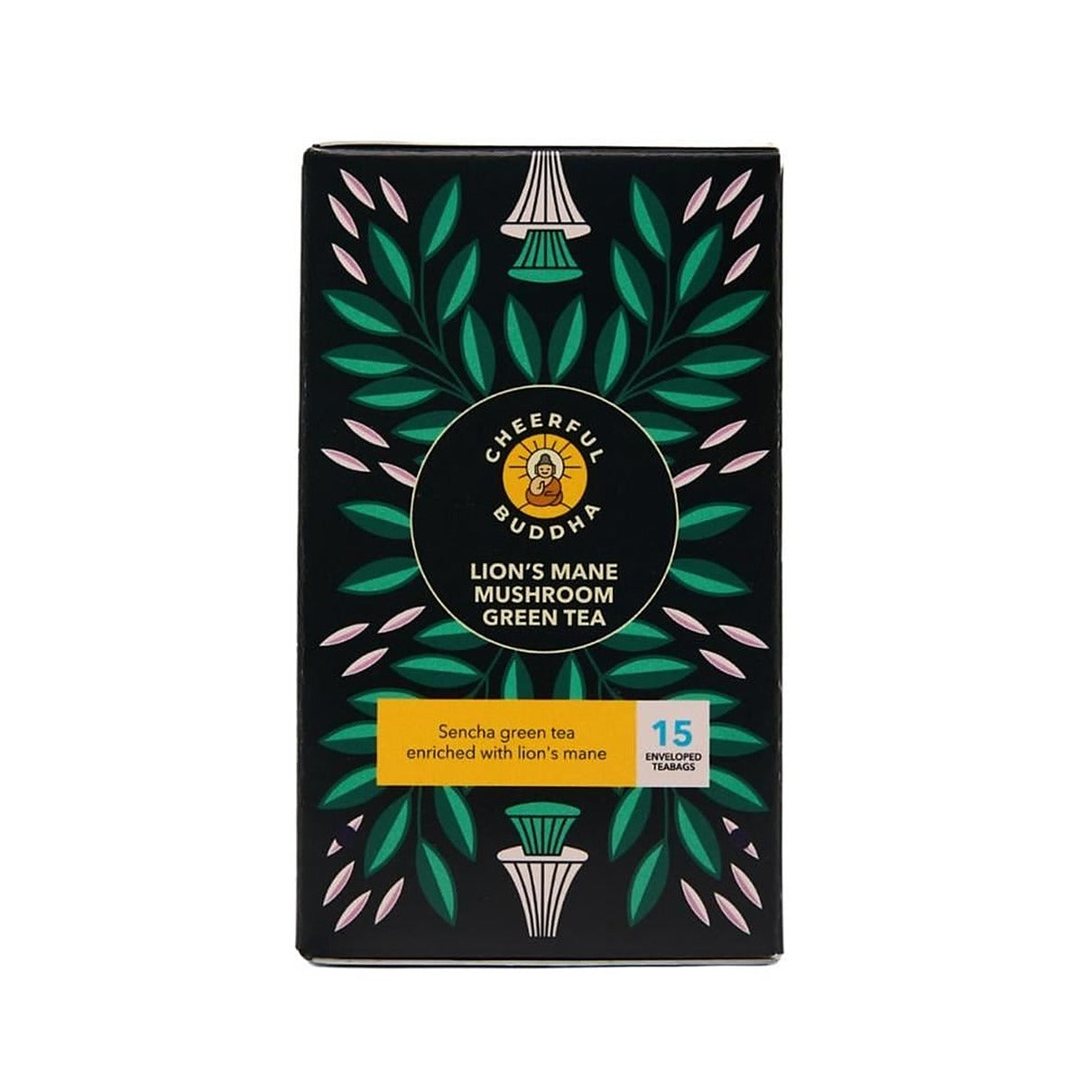 Cheerful Buddha Lion's Mane Green Tea 15 bags