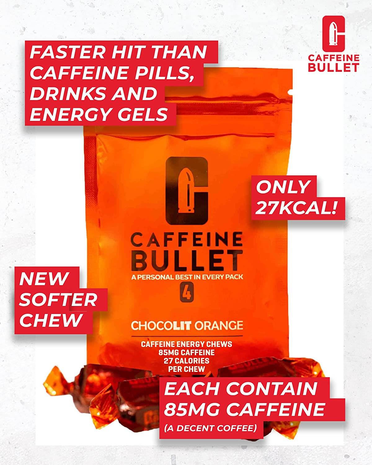 Caffeine Bullet Energy Chews - 85mg Caffeine per Chew - All Flavours