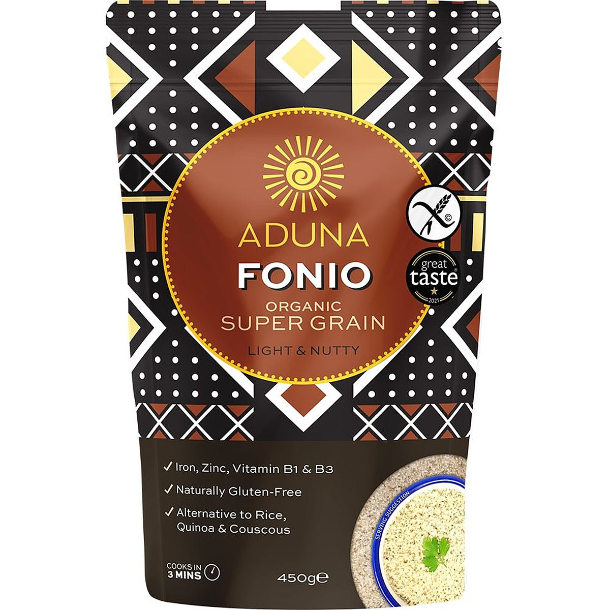 Aduna Superfoods Fonio Organic Super-Grain 450g