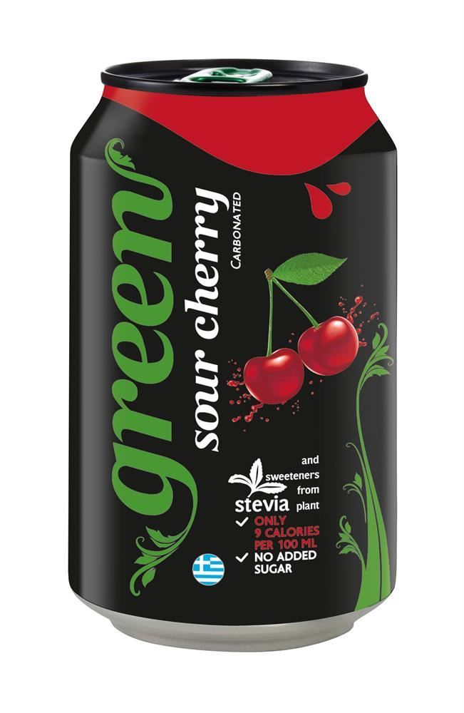Green Cola Green Sour Cherry Can 330ml - 6 Pack