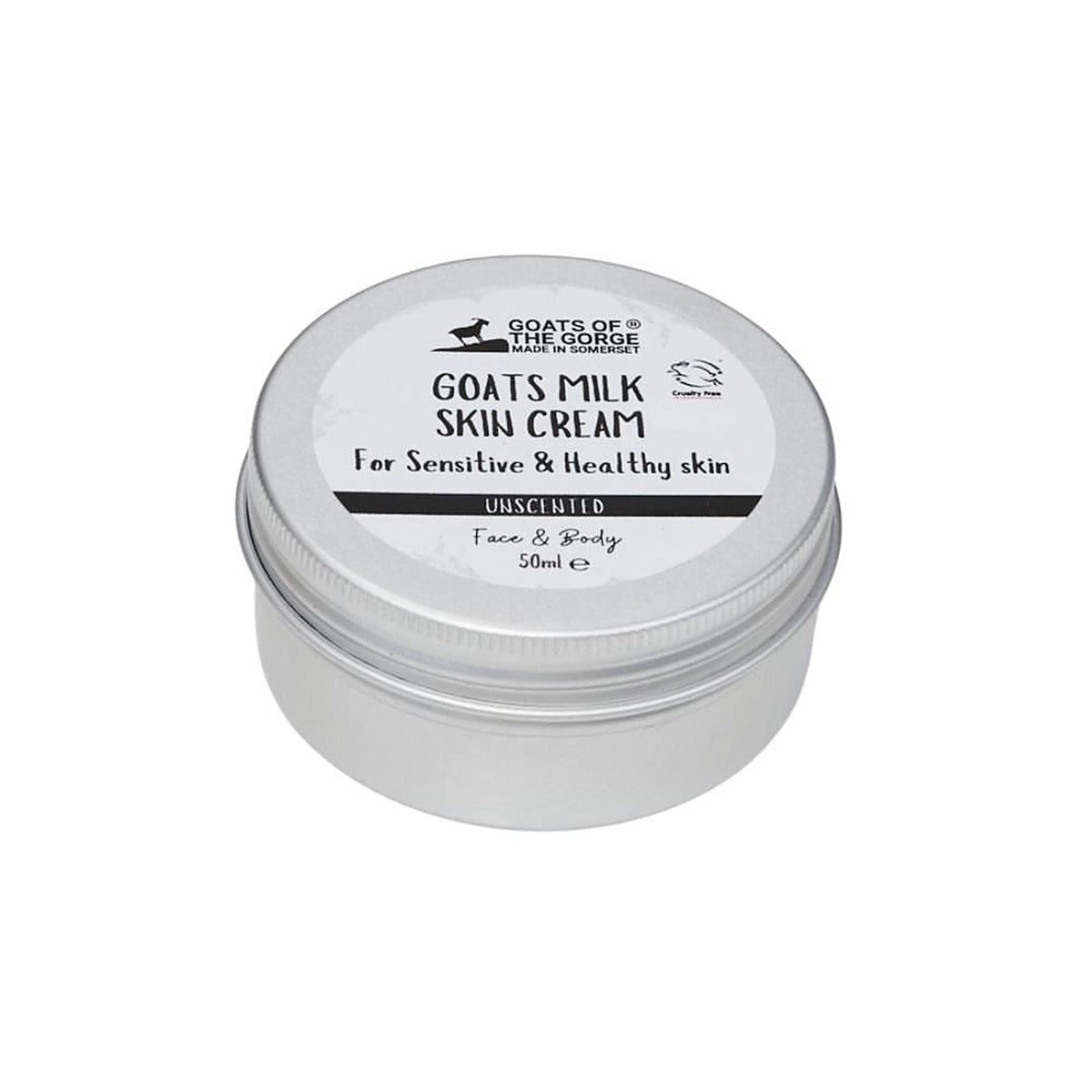 Goats of the Gorge Goats milk skin cream- Unscented- 50ml