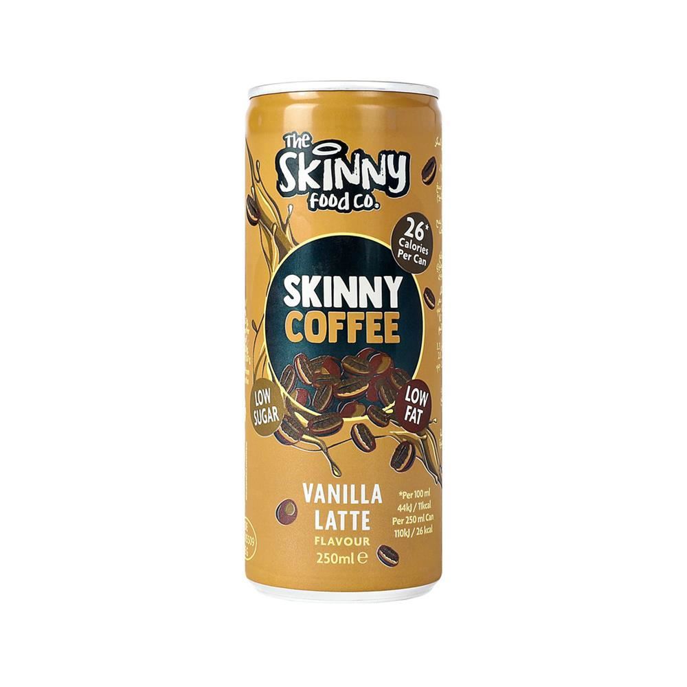 The Skinny Food Co Low Calorie Coffee (Vanilla Latte) 250ml - 6 Pack