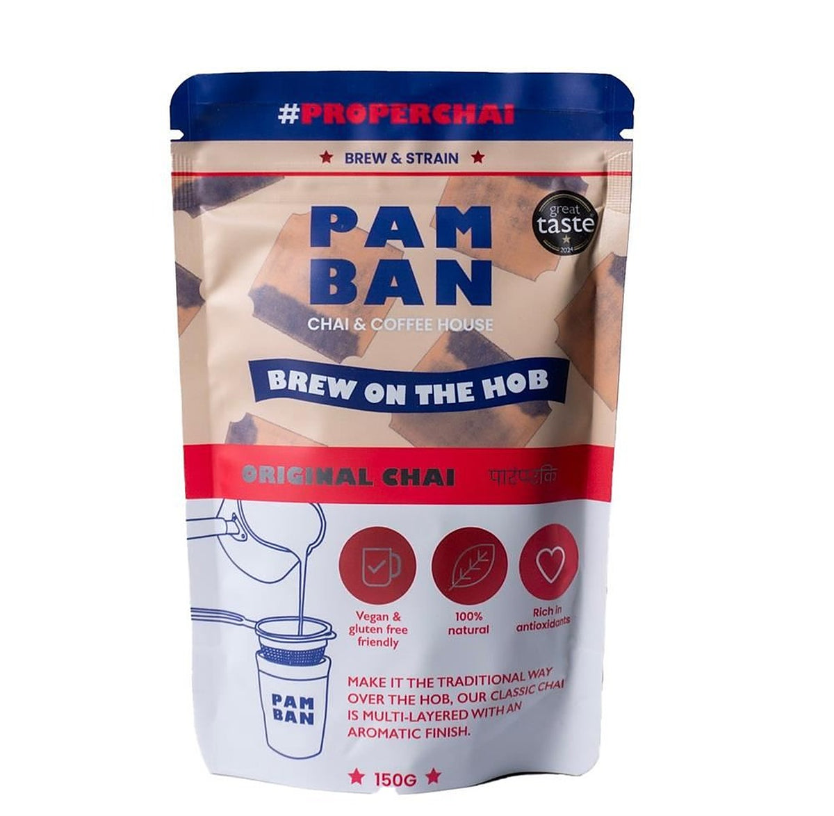 Pamban Chai & Coffee House Original Chai - Brew & Strain 120g