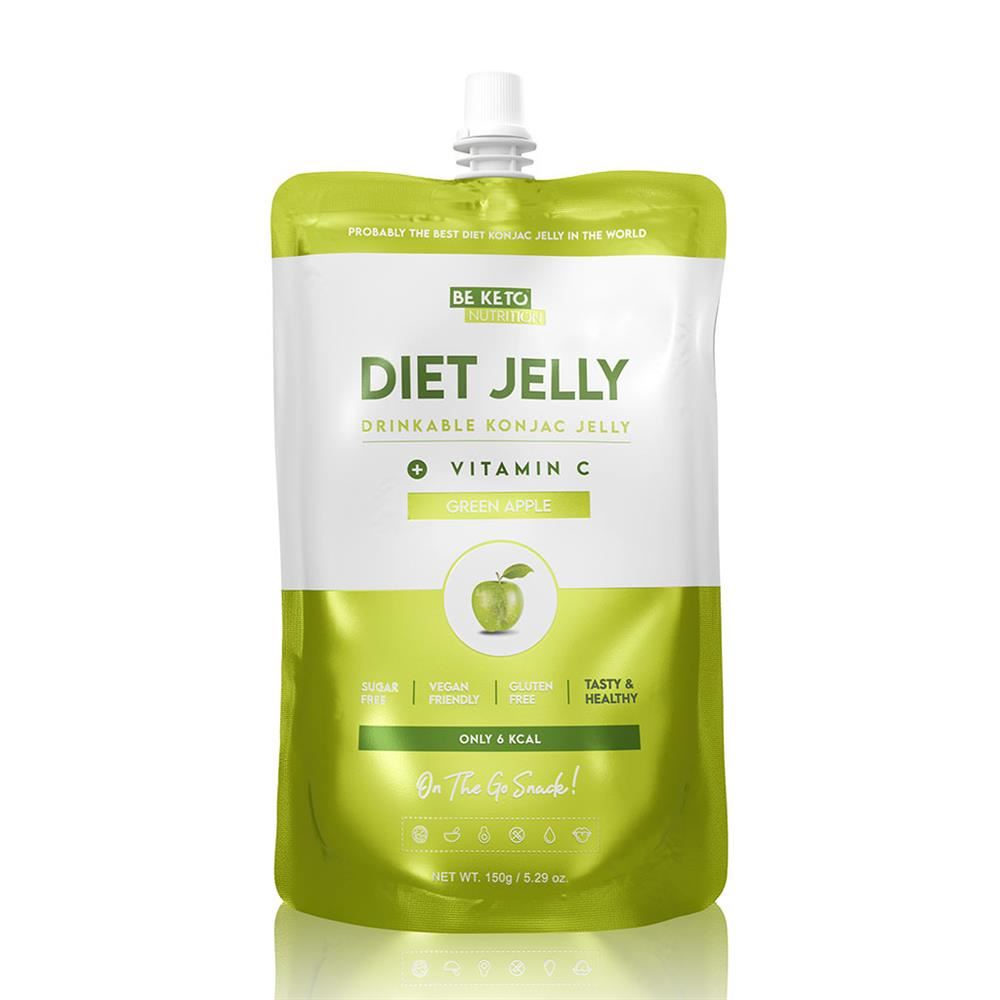 BeKeto Diet Jelly Konjac Green Apple 150g