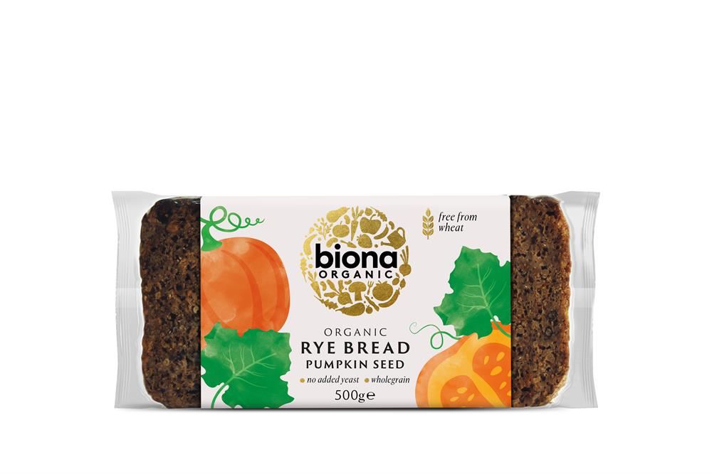 Biona Organic Rye Bread - Pumpkin Seed - 500g