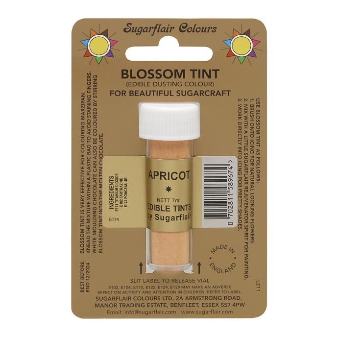 Sugarflair BLOSSOM TINT Edible Food Colour Powder - 7ml