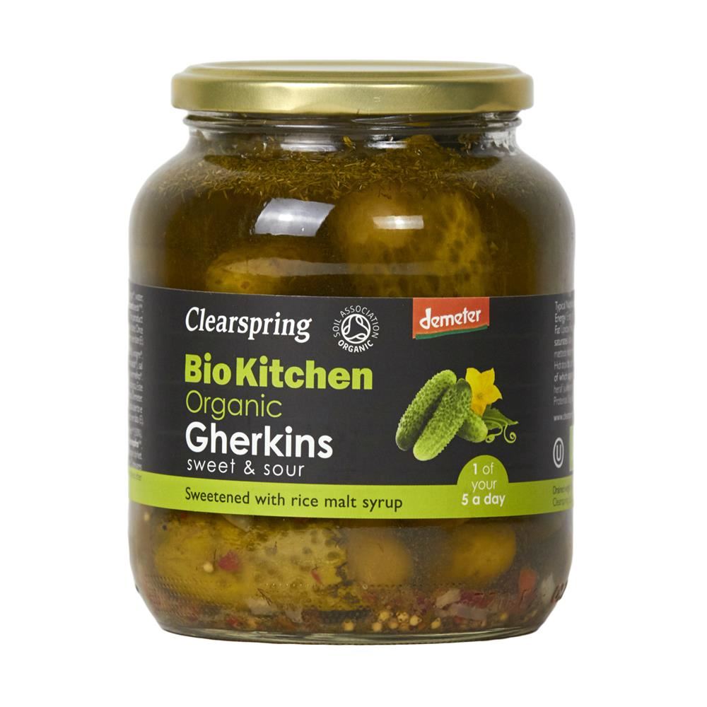 Clearspring Demeter Organic Gherkins (Sweet & Sour) 680g
