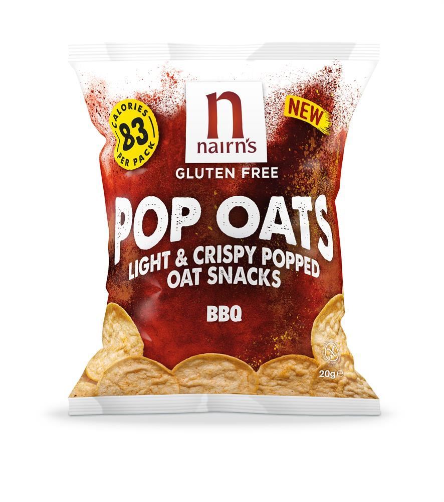Nairns Gluten Free BBQ Pop Oats 20g - 6 Pack