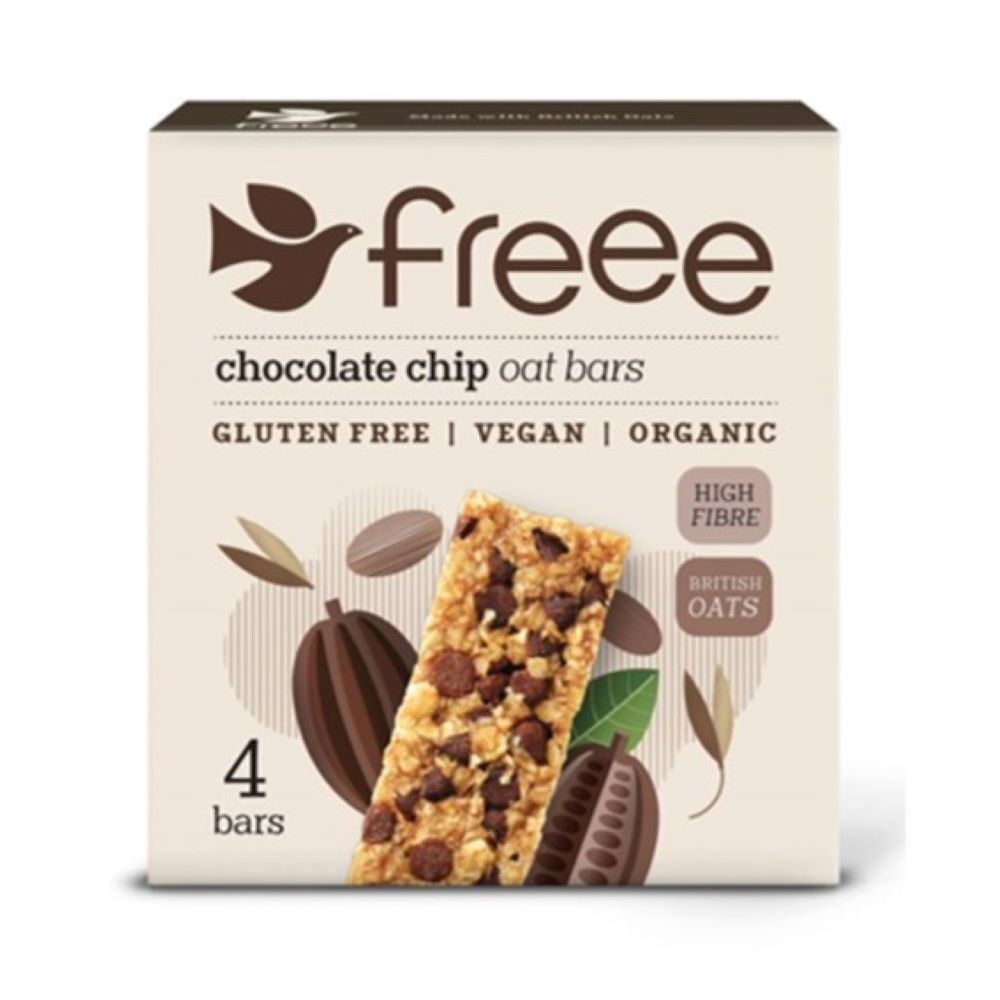Doves Farm Org GF Choc Chip Flapjack 4 x 35g - 7 Pack