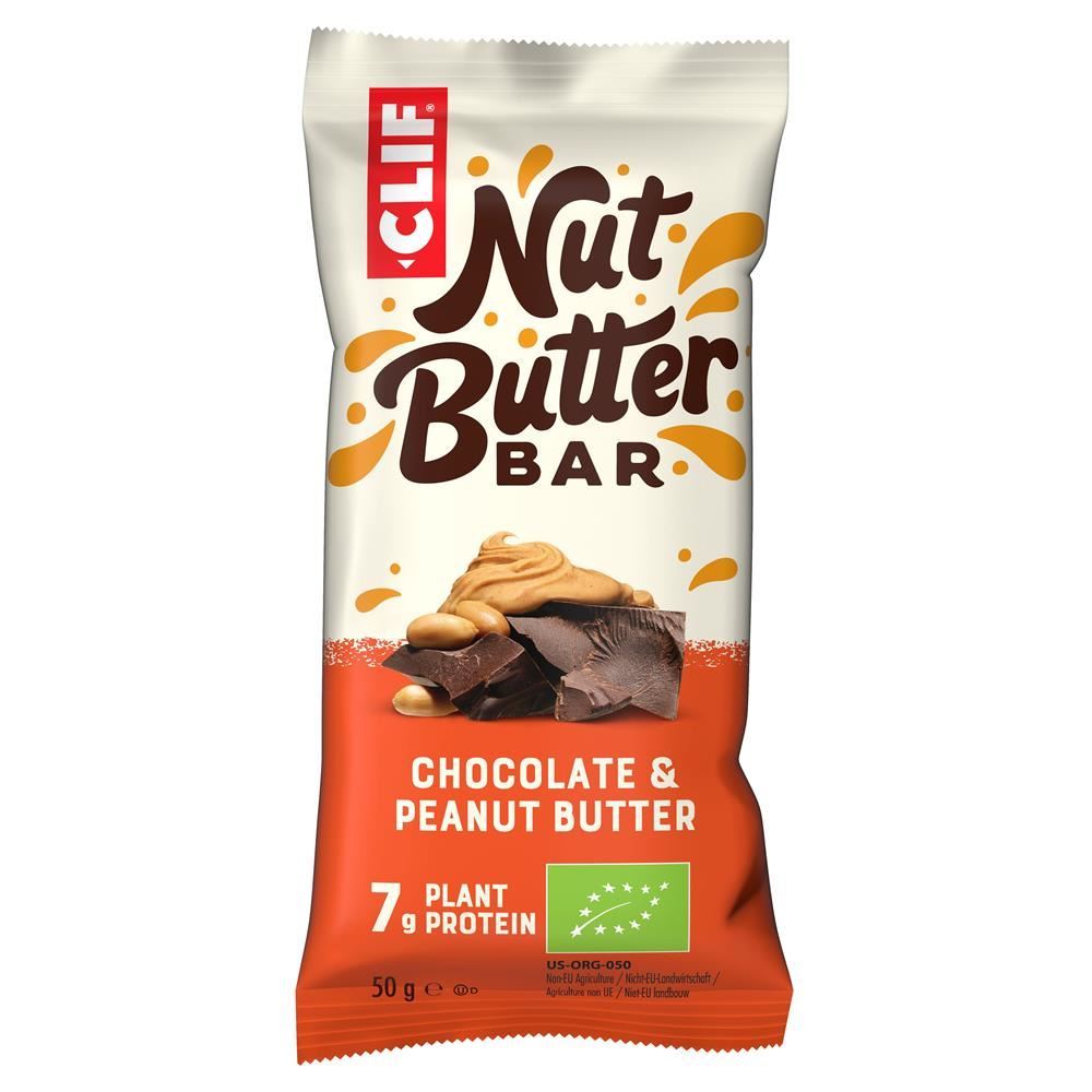Clif Bar Chocolate Peanut Butter Bar 50g - 12 Pack