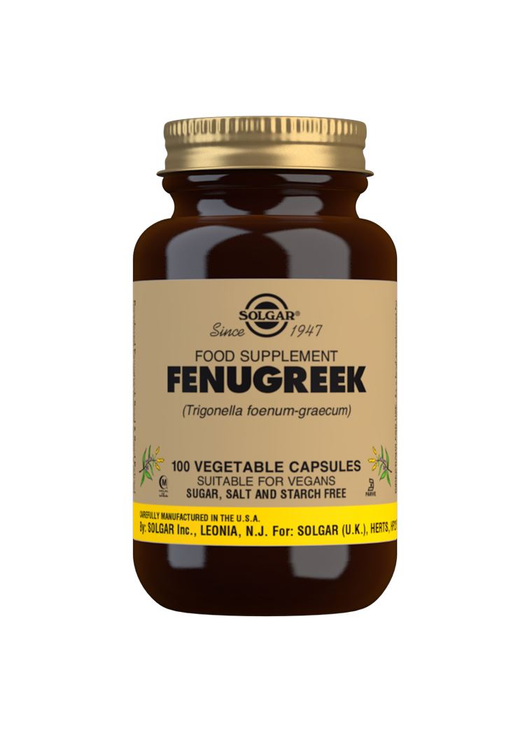 Solgar Fenugreek - 100 Vegicaps