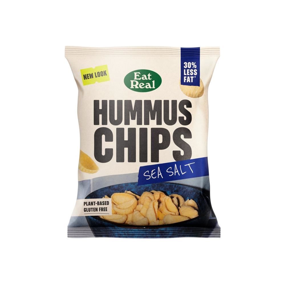 Eat Real Hummus Chips Sea Salt 45g - 6 Pack