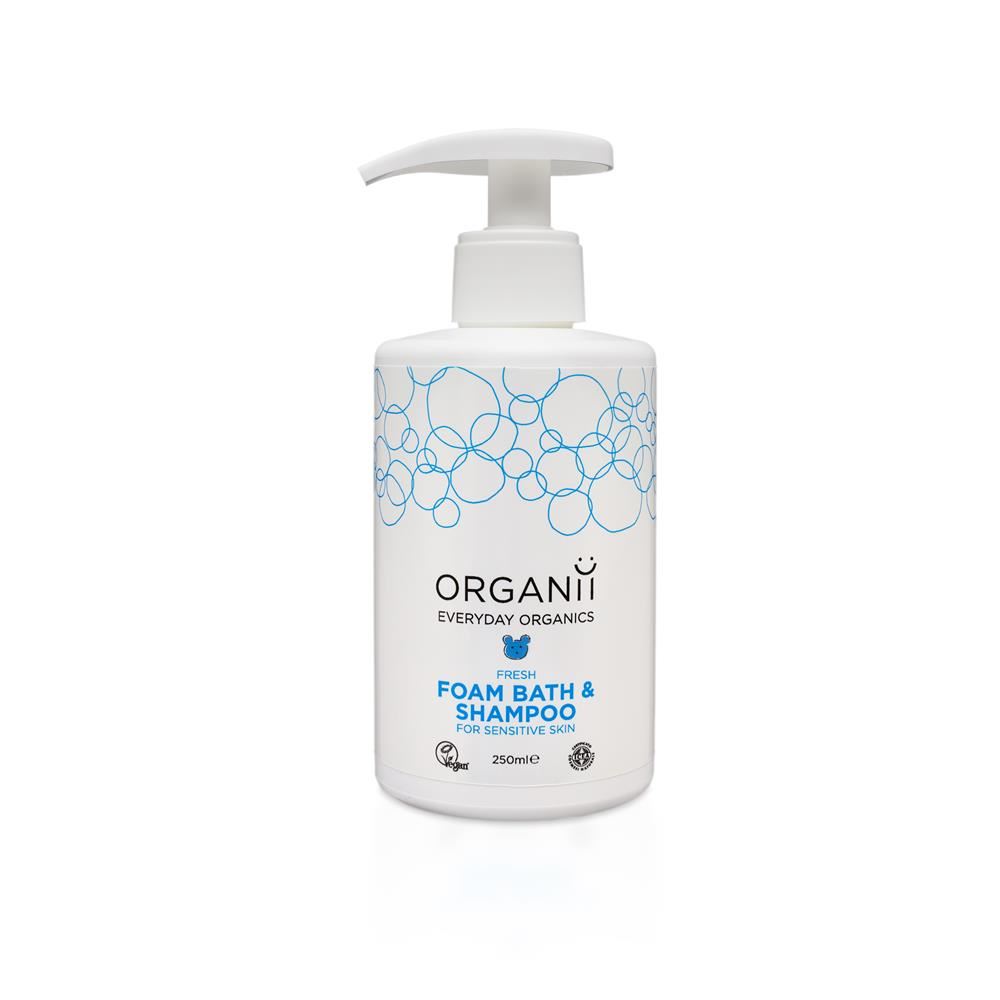 Organii Fresh Foam Bath & Shampoo 250ml