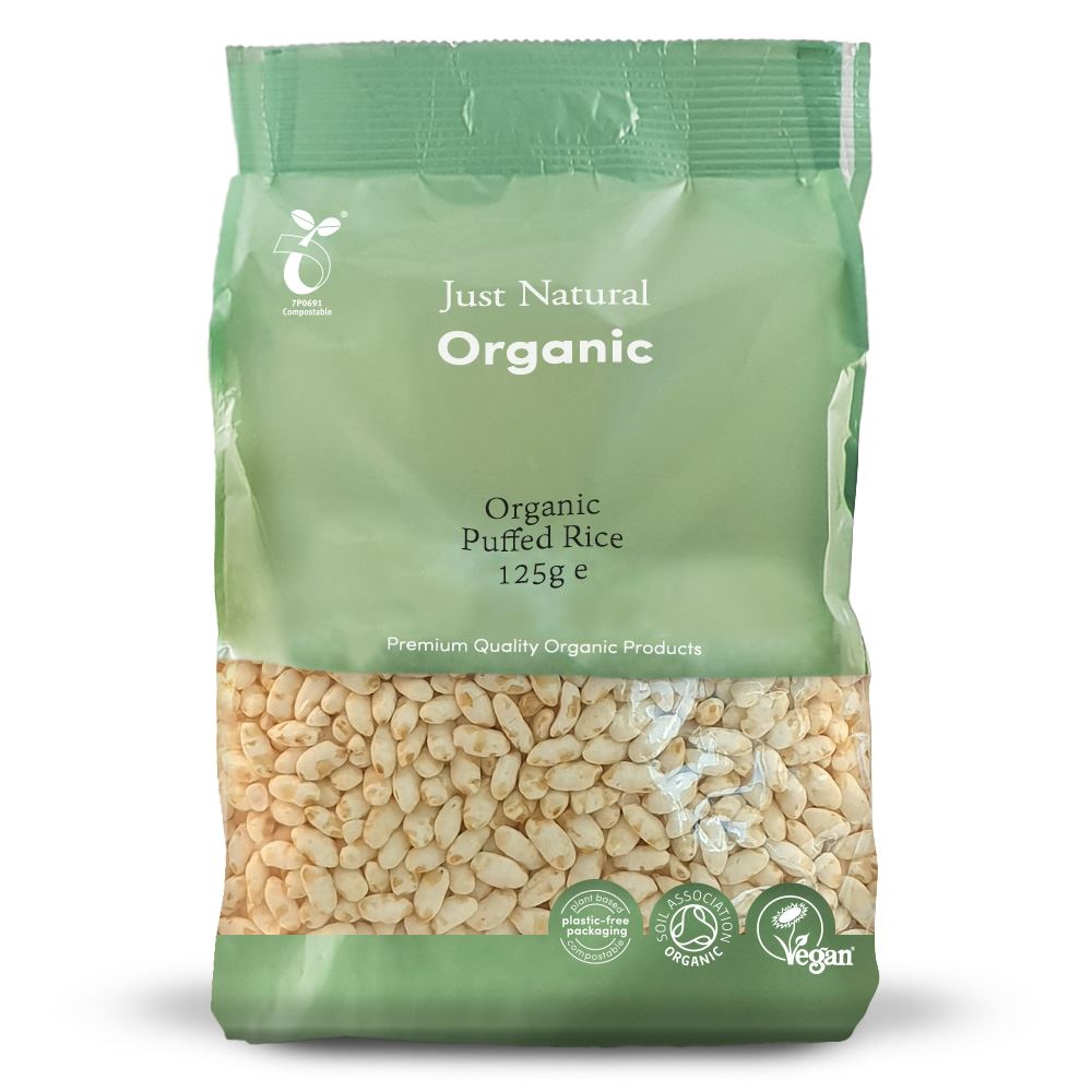 Just Natural Organic Organic Puffed Rice 125g