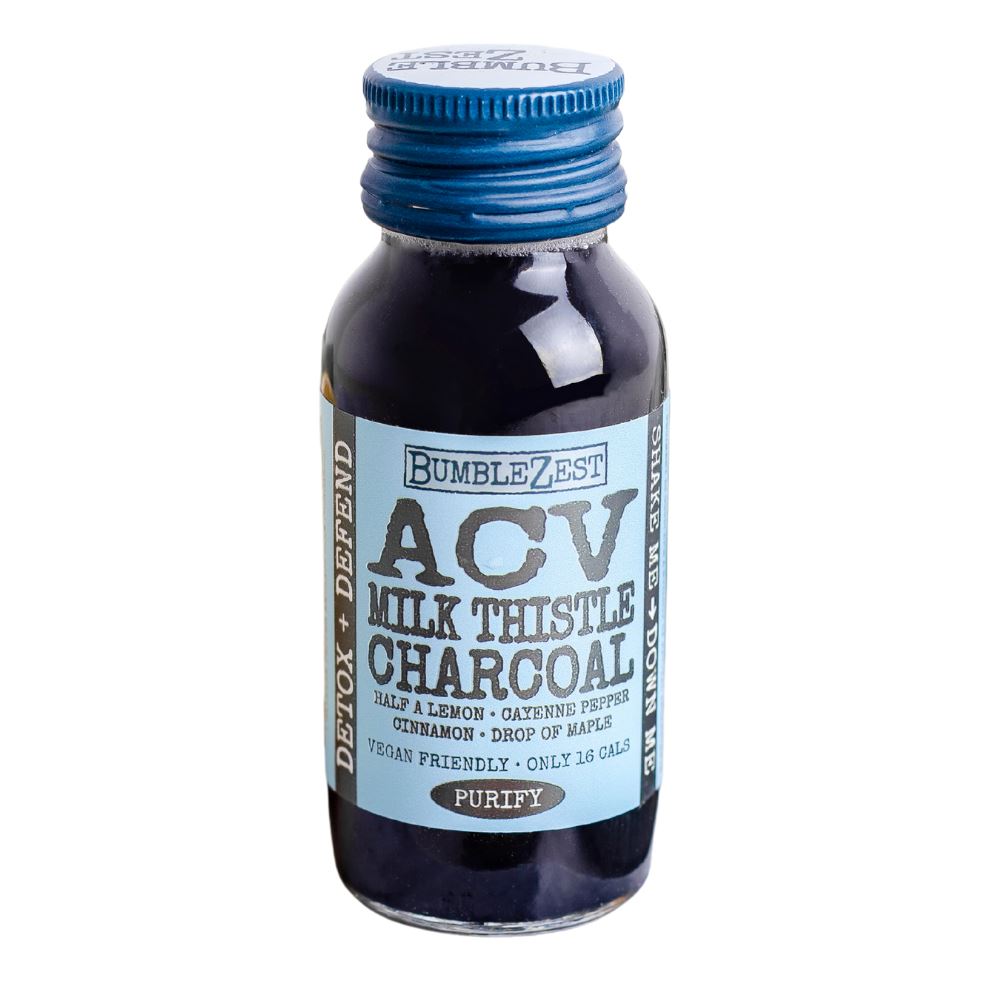 BUMBLEZEST ACV MilkThistle & Activated Charcoal health shot 60ml