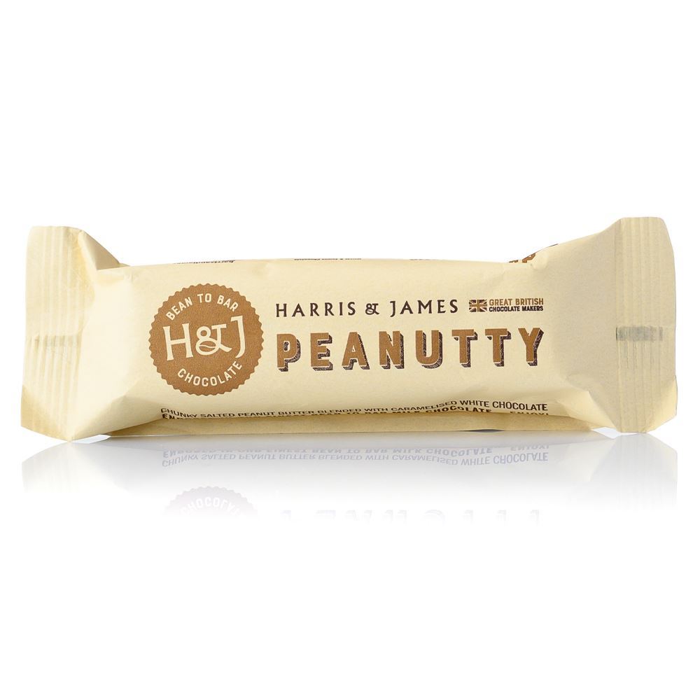 Harris and James Peanutty Impulse Chocolate Bar 60g - 6 Pack