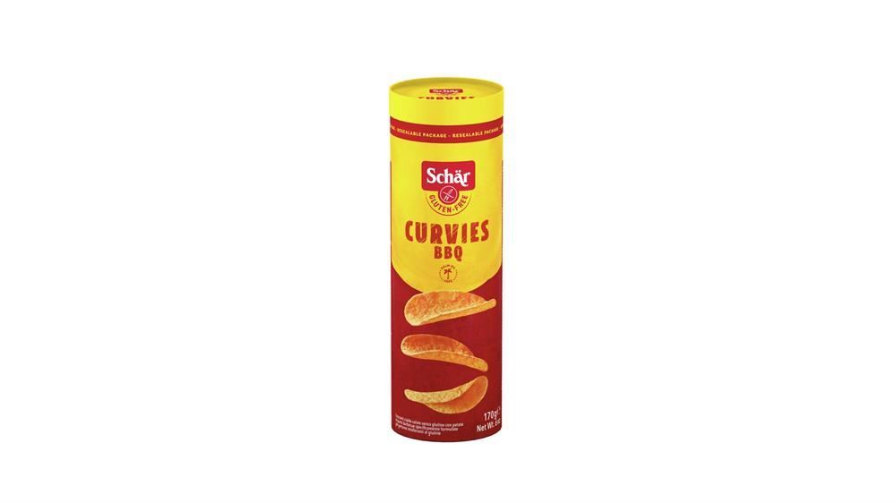 Schar Gluten Freee Curvies BBQ Flavour 170g - 10 Pack